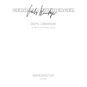 Sechs Liebeslieder - Wimberger, Gerhard