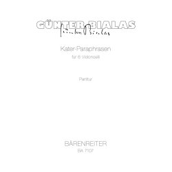 Kater-Paraphrasen - Bialas, G&uuml;nter
