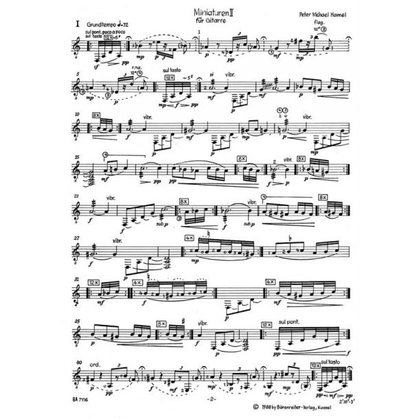 Miniaturen II - Hamel, Peter Michael