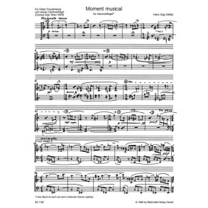 Moment musical - Vogt, Hans