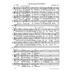 Funf Chorlieder nach Gedichten von Heinrich Heine