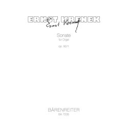 Sonata - Krenek, Ernst