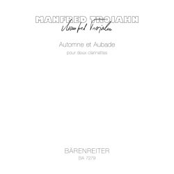 Automne et Aubade pour deux clarinettes - Trojahn, Manfred