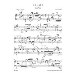 Sonata pour Piano - Barraqu&eacute;, Jean