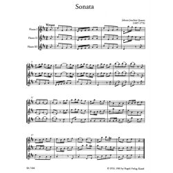 Sonata for three Flutes : for three Flutes