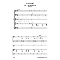 Fear Thou Not : English