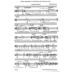 Sieben Bagatellen mit Apotheose der Glasharmonika - Pintscher, Matthias