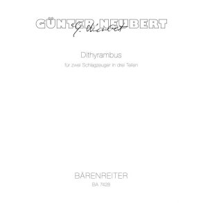 Dithyrambus - Neubert, Günter