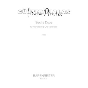 Sechs Duos - Bialas, Günter