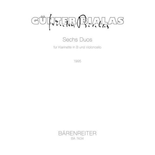 Sechs Duos - Bialas, G&uuml;nter