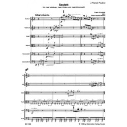 Sextett - Schulhoff, Erwin