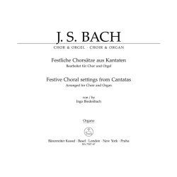 Festive Choral settings from Cantatas - Bach, Johann Sebastian