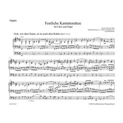 Festive Choral settings from Cantatas - Bach, Johann Sebastian