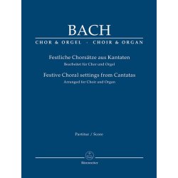 Festive Choral settings from Cantatas - Bach, Johann Sebastian