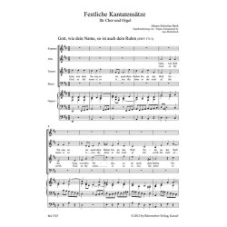 Festive Choral settings from Cantatas - Bach, Johann Sebastian