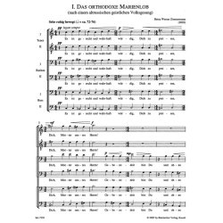 Marienlob (I, II, III) : Drei Motetten f&uuml;r Chor a capella 2003