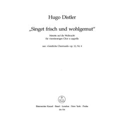Singet frisch und wohlgemut : Motet for Christmas