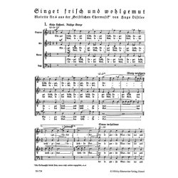Singet frisch und wohlgemut : Motet for Christmas