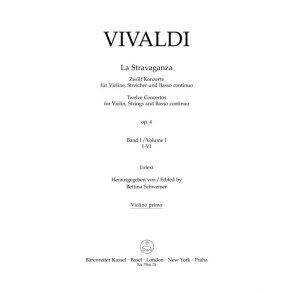 La Stravaganza Op. 4 : Twelve Concertos Vol. I