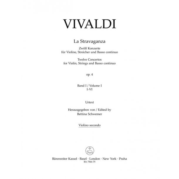 La Stravaganza Op. 4 : Twelve Concertos Vol. I