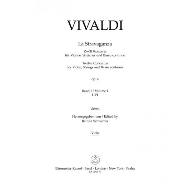 La Stravaganza Op. 4 : Twelve Concertos Vol. I