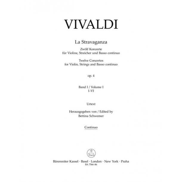 La Stravaganza Op. 4 : Twelve Concertos Vol. I