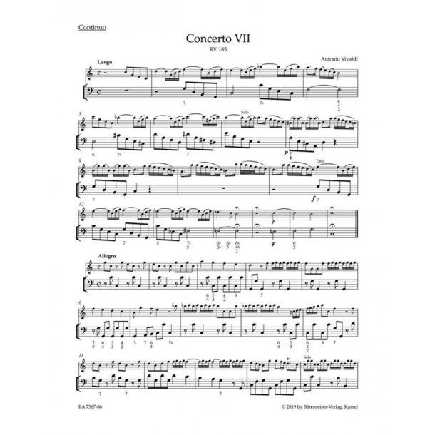 La Stravaganza Op. 4 : Twelve Concertos Vol. II