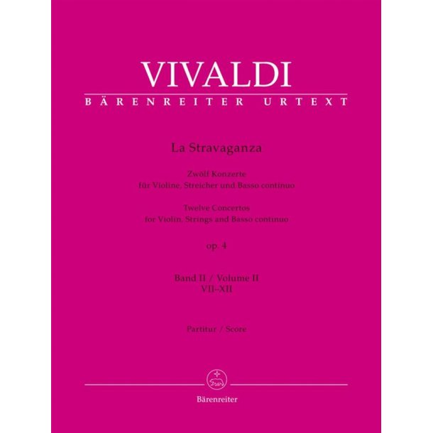 La Stravaganza Op. 4 : Twelve Concertos Vol. II