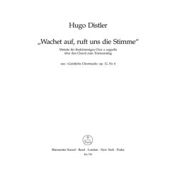 Wachet auf, ruft uns die Stimme