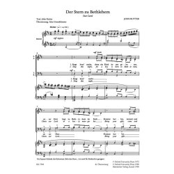 Der Stern zu Bethlehem - Star Carol : Christmas Carol: Sing this night, for a boy is born in Bethlehem