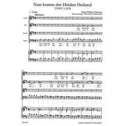 Come thou of man the Saviour - Telemann, Georg Philipp