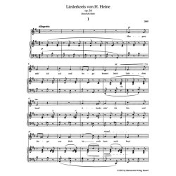 Song Cycle - Schumann, Robert