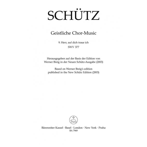 Herr Auf Dich Traue Ich SWV 377