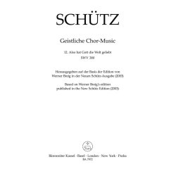 Also Hat Gott Die Welt Geliebt Swv 380