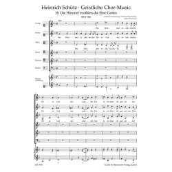 Die Himmel Erzahlen Die Ehre Gottes SWV 386