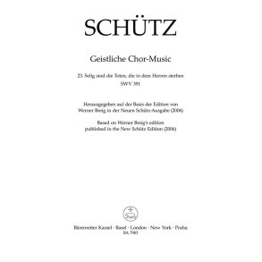 Seling Sin Die Toten SWV 391