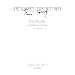 Two Studies - Krenek, Ernst