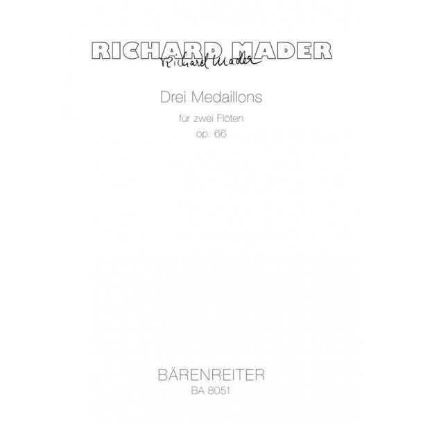 Drei Medaillons - Mader, Richard