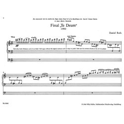 Final "Te Deum" - Roth, Daniel