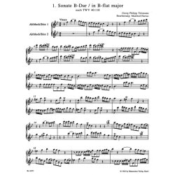 6 Sonatas im Kanon - Telemann, Georg Philipp