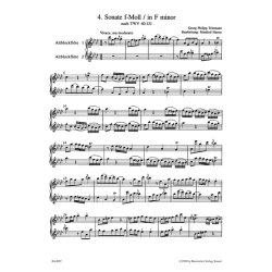 6 Sonatas im Kanon - Telemann, Georg Philipp