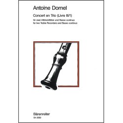 Concert en Trio (Livre III/1) - Dornel, Antoine