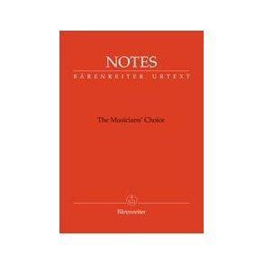 Notes : The Musicians' Choice, Bärenreiter notebook with the Dvorak orange cover
