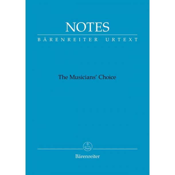 Notes - The Musicians' Choice - Blue : The Musicians' Choice, B&auml;renreiter notebook with the Bach blue cover