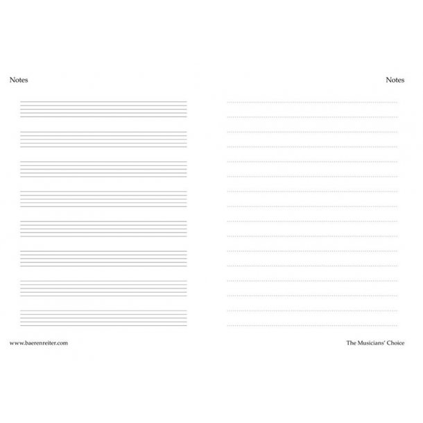 Notes - The Musicians' Choice - Purple : The Musicians' Choice, B&auml;renreiter notebook with the Saint-Sa&euml;ns purple cover