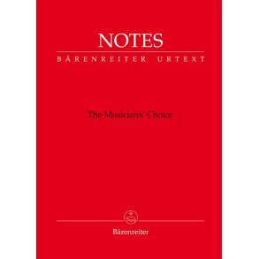 Notes - The Musicians' Choice - Red : The Musicians' Choice, Bärenreiter notebook with red cover