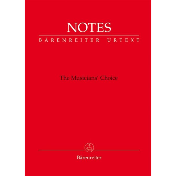 Notes - The Musicians' Choice - Red : The Musicians' Choice, B&auml;renreiter notebook with red cover