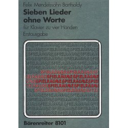 Seven Lieder ohne Worte - Mendelssohn Bartholdy, Felix
