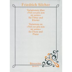 Variationen &uuml;ber "Nel cor piu non mi sento" - Silcher, Friedrich