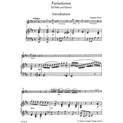 Variationen &uuml;ber "Nel cor piu non mi sento" - Silcher, Friedrich